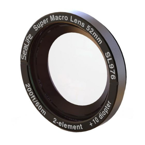 Sealife Super Macro Linse SL976 mit 52 mm Gewindeadapter SL976